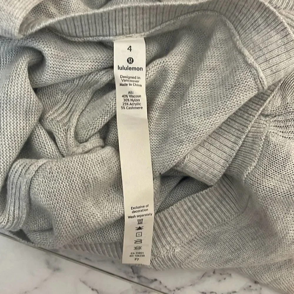 Lululemon Athletica Unity Drop Back Sweater 4
